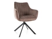 Стул SIGNAL AZALIA Velvet Bluvel 38 капучино/..