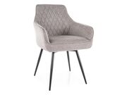 Стул SIGNAL MARLO Brego 07 серый/черный, пово..