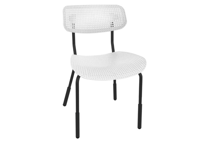 Стул Sheffilton SHT-S85PB-1 белый/белый/черный муар