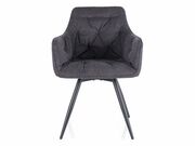 Стул SIGNAL MANGO Vardo 19 графит/черный..