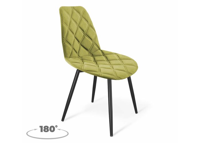 Стул Sheffilton SHT-ST29-C20/S950-VP фисташковый/черный муар, поворотный