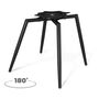 Стул Sheffilton SHT-ST29-C20/S950-VP фисташковый/черный муар, поворотный
