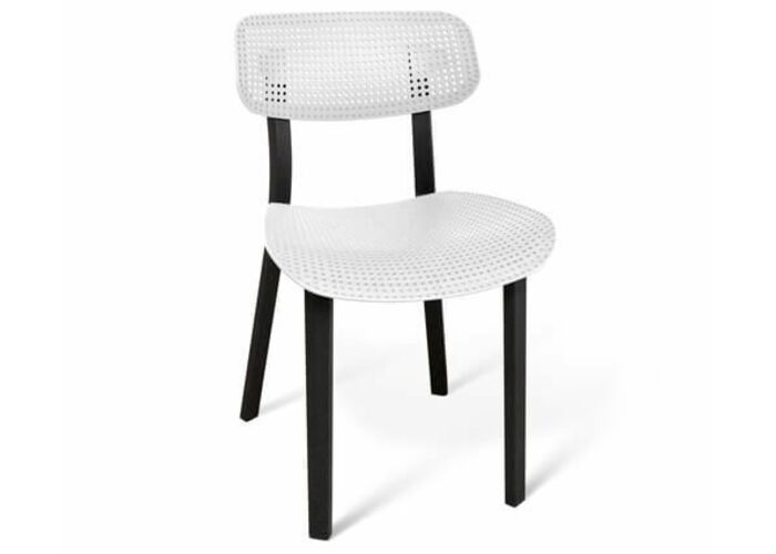 Стул Sheffilton SHT-S85 артикул СТ-85 белый/черный