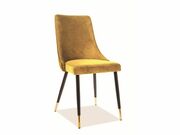 Стул SIGNAL PIANO Velvet Bluvel 68 карри/черн..
