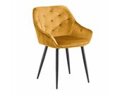 Стул HALMAR K487 горчичный/черный..