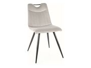 Стул SIGNAL ORFE Velvet Bluvel 03 светло-серы..