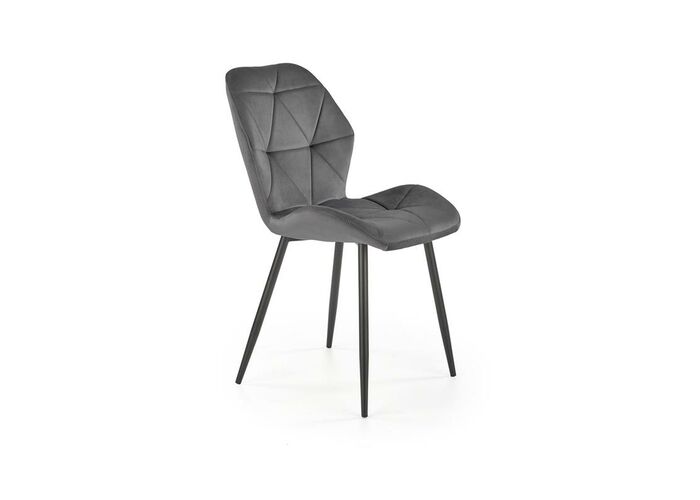 Стул HALMAR K453 серый/черный
