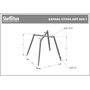 Стул Sheffilton SHT-ST38/S95-1 кофейный ликер/черный муар