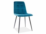 Стул SIGNAL MILA Velvet Bluvel 85 бирюзовый/ч..