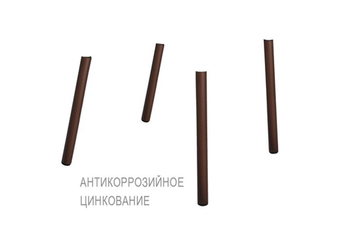 Каркас стула Sheffilton SHT-S424 артикул КС-232 коричневый муар (цинк)