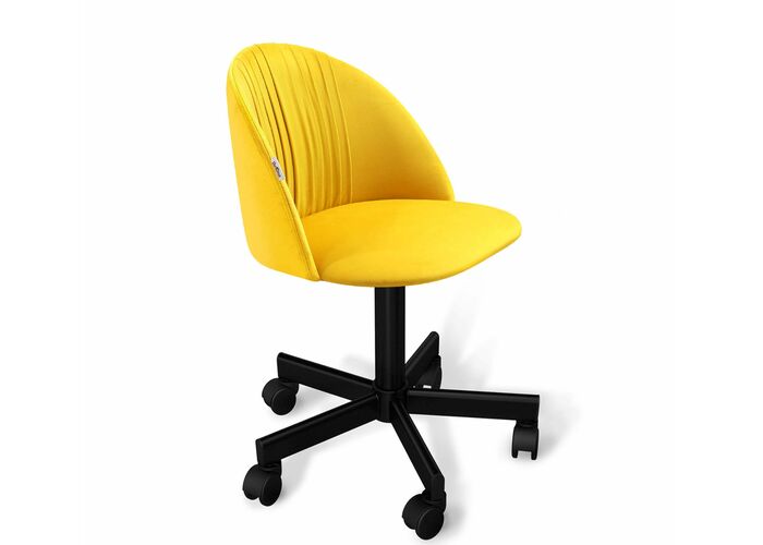 Кресло компьютерное Sheffilton SHT-ST35-1/S120M артикул СТ-550 имперский желтый/черный муар