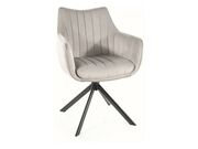 Стул SIGNAL AZALIA Velvet Bluvel 03 светло-се..