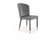 Стул HALMAR K446 серый/черный..