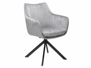 Стул SIGNAL AZALIA Velvet Bluvel 14 серый/чер..